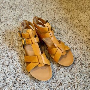 Kork-Ease Mustard Yellow Sandals